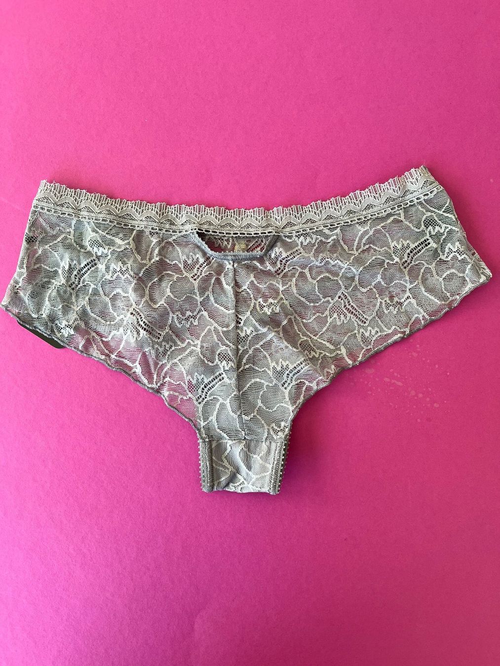Altra biancheria intima: Spitzenslip IMPLICITE, Grösse 32 (Int 0), Hellgrau – Nuovo e nell'imballaggio originale da Rudolfstetten venduto da gst_g7xl 3