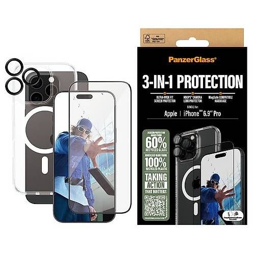 Covers & Schutzfolien: 3-in-1 Protection Bundle iPhone 16 Pro Max – Gebraucht aus Staufen von Shapi
