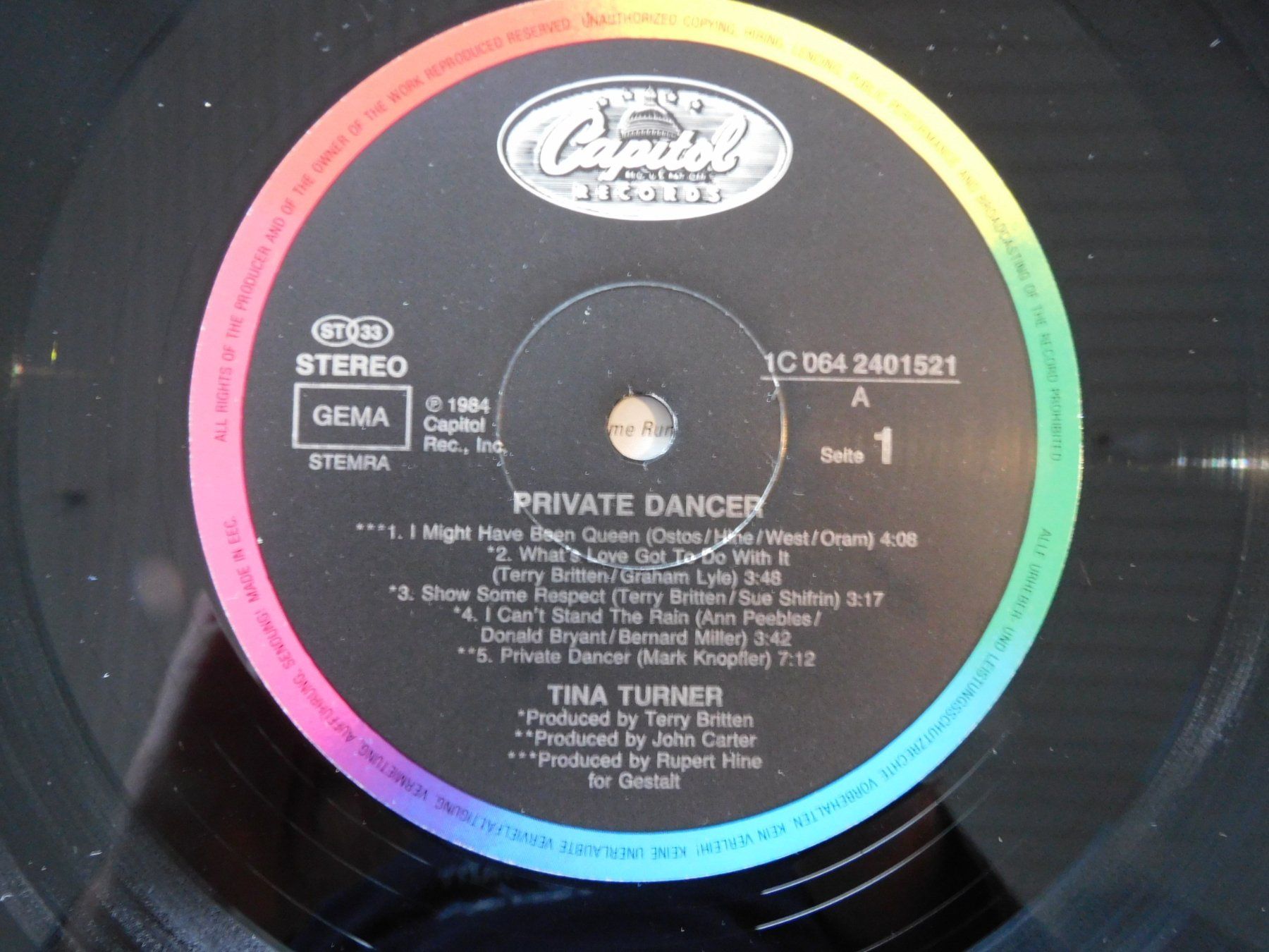 Dischi in vinile: Tina Turner - Private Dancer – Usato da Emmenbrücke venduto da Dickens 2