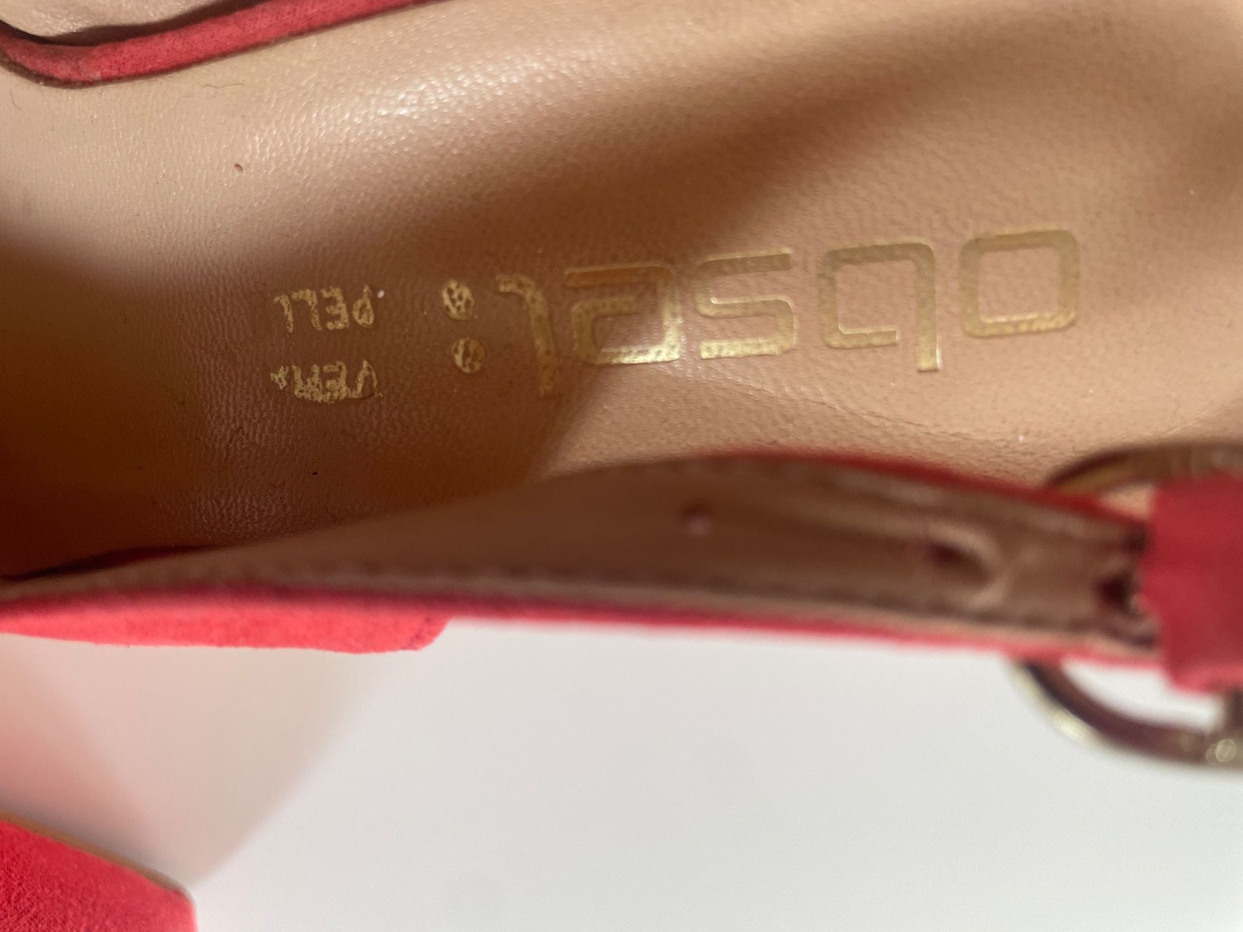 Scarpe da donna: Rote Pumps mit Slingback-Riemen Gr. 38 – Usato da Coldrerio venduto da Theres2004 3