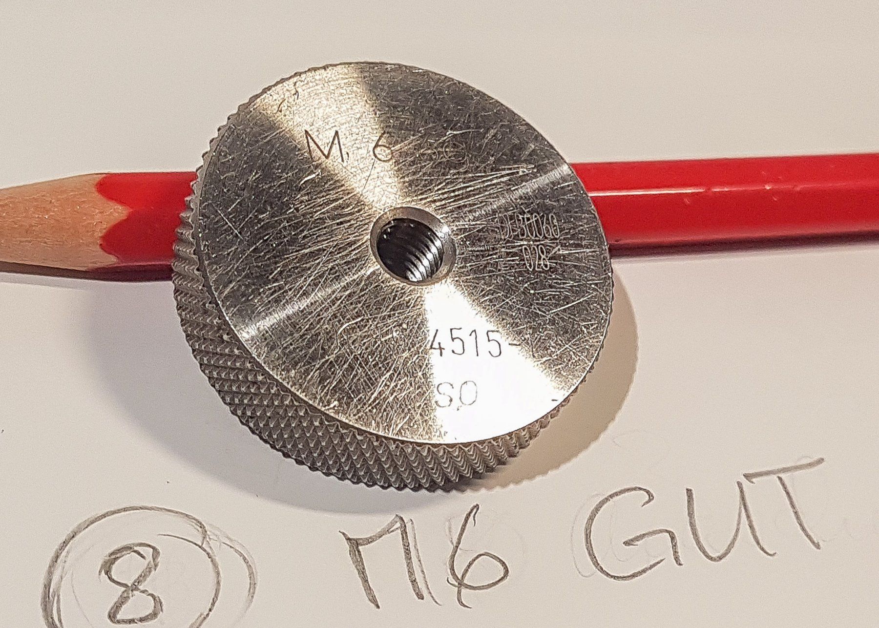 Misurare: Gewindelehrring M6 GUT Lehrring GO – Usato da Aarburg venduto da davon6789 1
