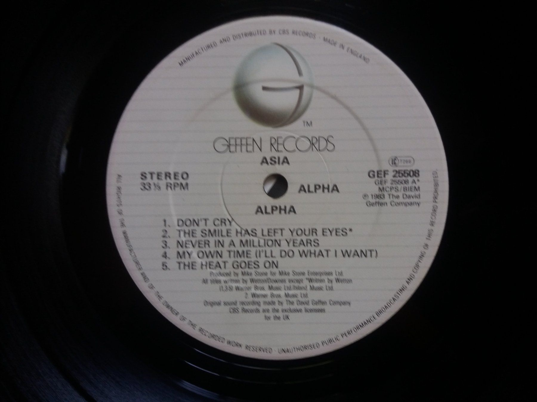 Dischi in vinile: LP (Asia) Alpha – Usato da Meyrin venduto da toutatis 4