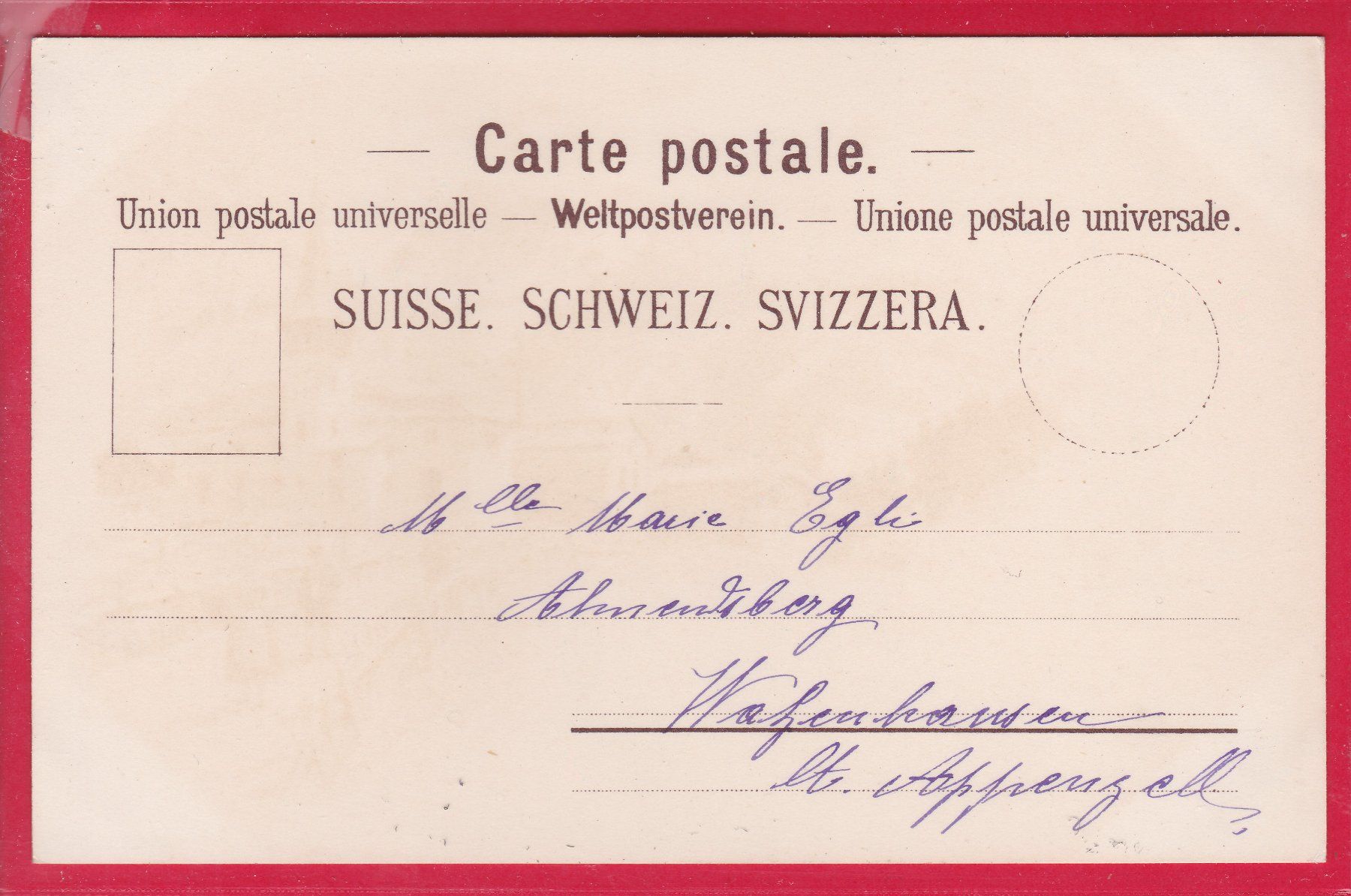 Cartoline postali: SOUVENIR DE ZERMATT – Usato da Oberrieden venduto da Gebirgsstelze 1