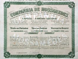 Companhia do Mossamedes SA - 1927