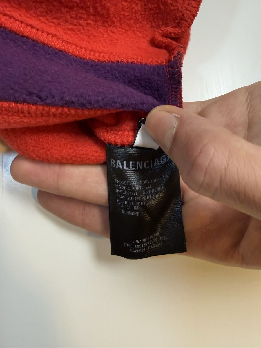 Balenciaga Maglioni & Felpe: Balenciaga Red Quarter Zip BB Sweatershirt Oversized – Nuovo (secondo la descrizione) da Genève venduto da ali_5msd 6