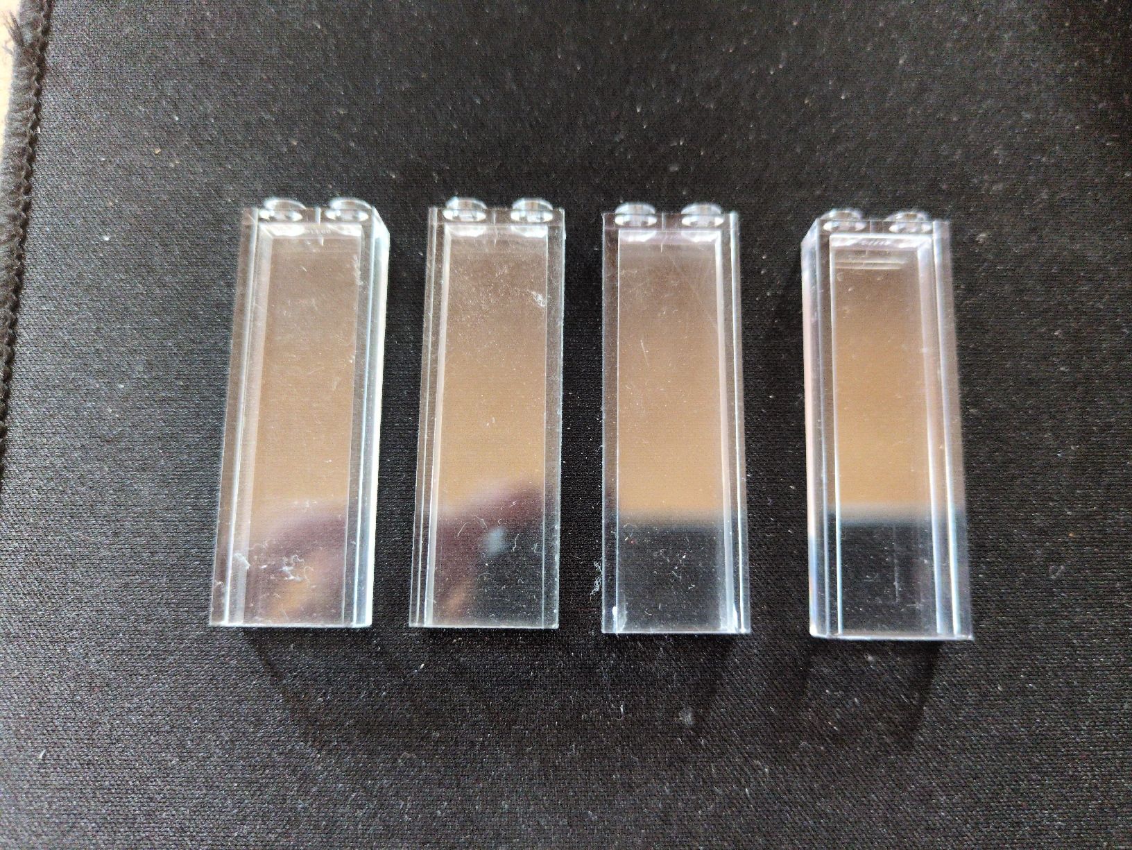 Lego Spielzeuge: Lego 1x2x5 4 Stück transparent – Gebraucht aus Fankhaus (Trub) von sun_7677