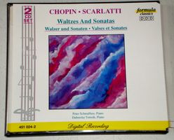 set 2CDs-Domenico Scarlatti, Frederic Chopin- Valses,Sonates