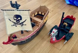 Playmobil Piratenschiff und Drachenschiff