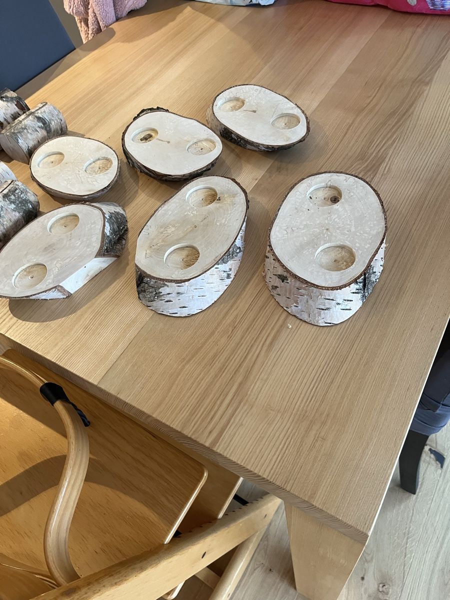 Tutte le decorazioni: Tischdeko Holzscheiben – Usato da Laupen ZH venduto da Holzwurm_94 2