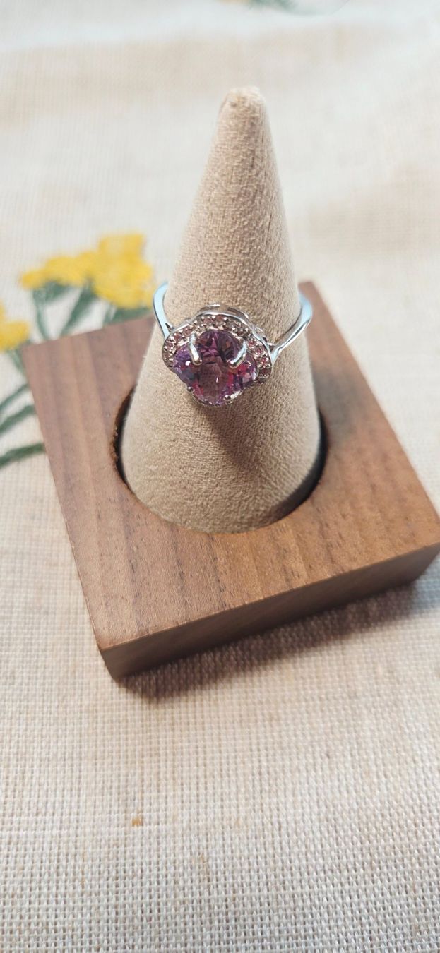 Anelli: NEW - S925 Amethyst Ring (Adjustable) – Nuovo (secondo la descrizione) da Zürich venduto da cin_wcf6 3