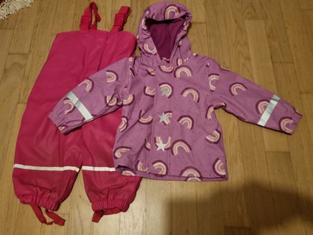 Gefüttertes Regen- & Matschset Gr. 86/92