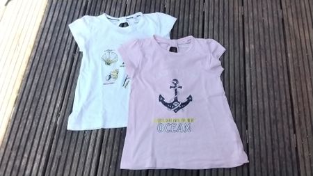 2er Pack Sommershirts, Grösse 110/116, Lupilu