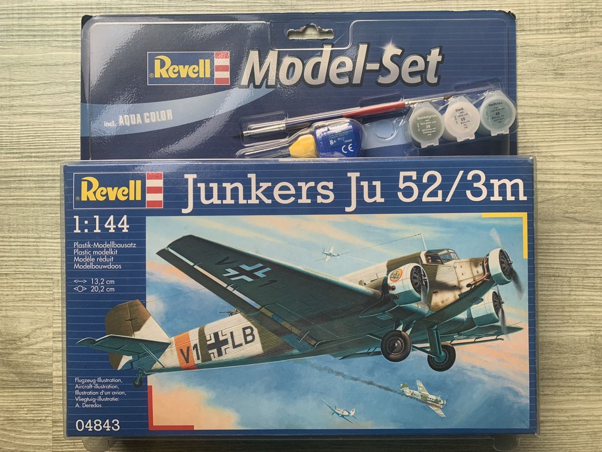 Revell Modellbausätze & Standmodelle: Beginner-Modell Junkers Ju 52/3m – Gebraucht aus Suhr von schoblobloch