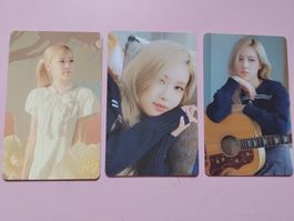 Blackpink rosé the Game photocard (3er Set) 🖤🩷Out of Print