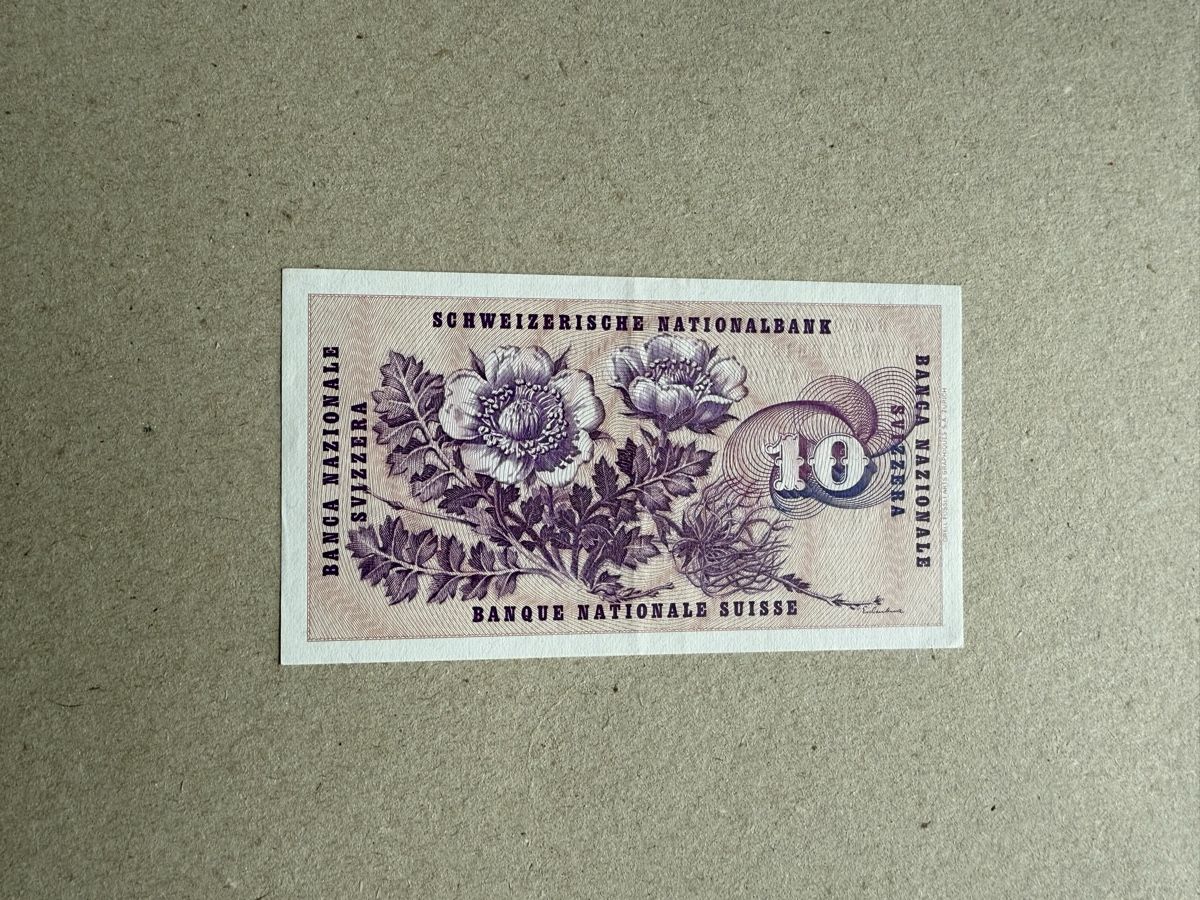 Banconote: Billets Fr. 10.- / 1977 / Neu – Nuovo (secondo la descrizione) da Chapelle-sur-Moudon venduto da Chamard78