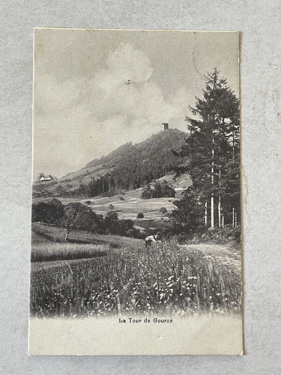 Cartoline postali: Alte Ansichtskarte "Tour de Gourze" – Usato da Strengelbach venduto da Aschatan5