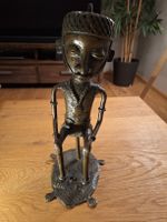 Antike Bronze Statue Benin 19. Jh. handgearbeitet