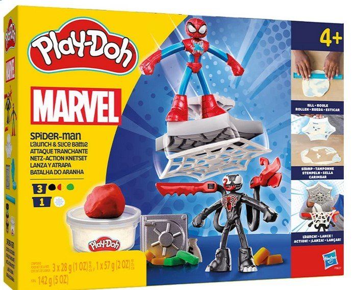 Play-Doh Giocattoli: Play-Doh Spiderman Netz-Action Knetset – Nuovo e nell'imballaggio originale da Oensingen venduto da Liquidations-Shop