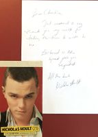 Nicholas Hoult Autogramm signiert Papier mit Bild 15x21cm