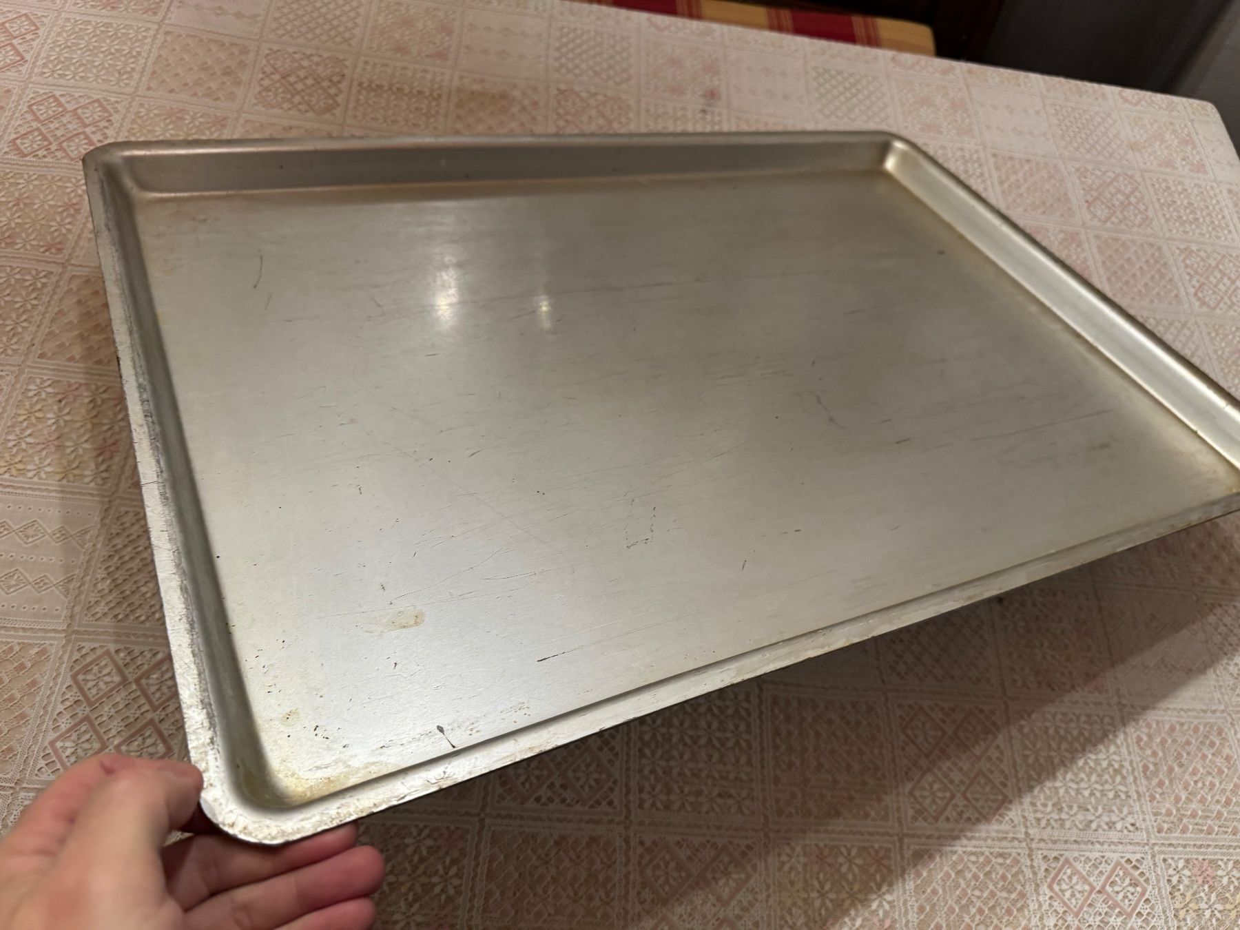 Teglie da forno: Grosses Alu-Backblech 45 mal 65 cm – Usato da Winterthur venduto da sportdisco2 2