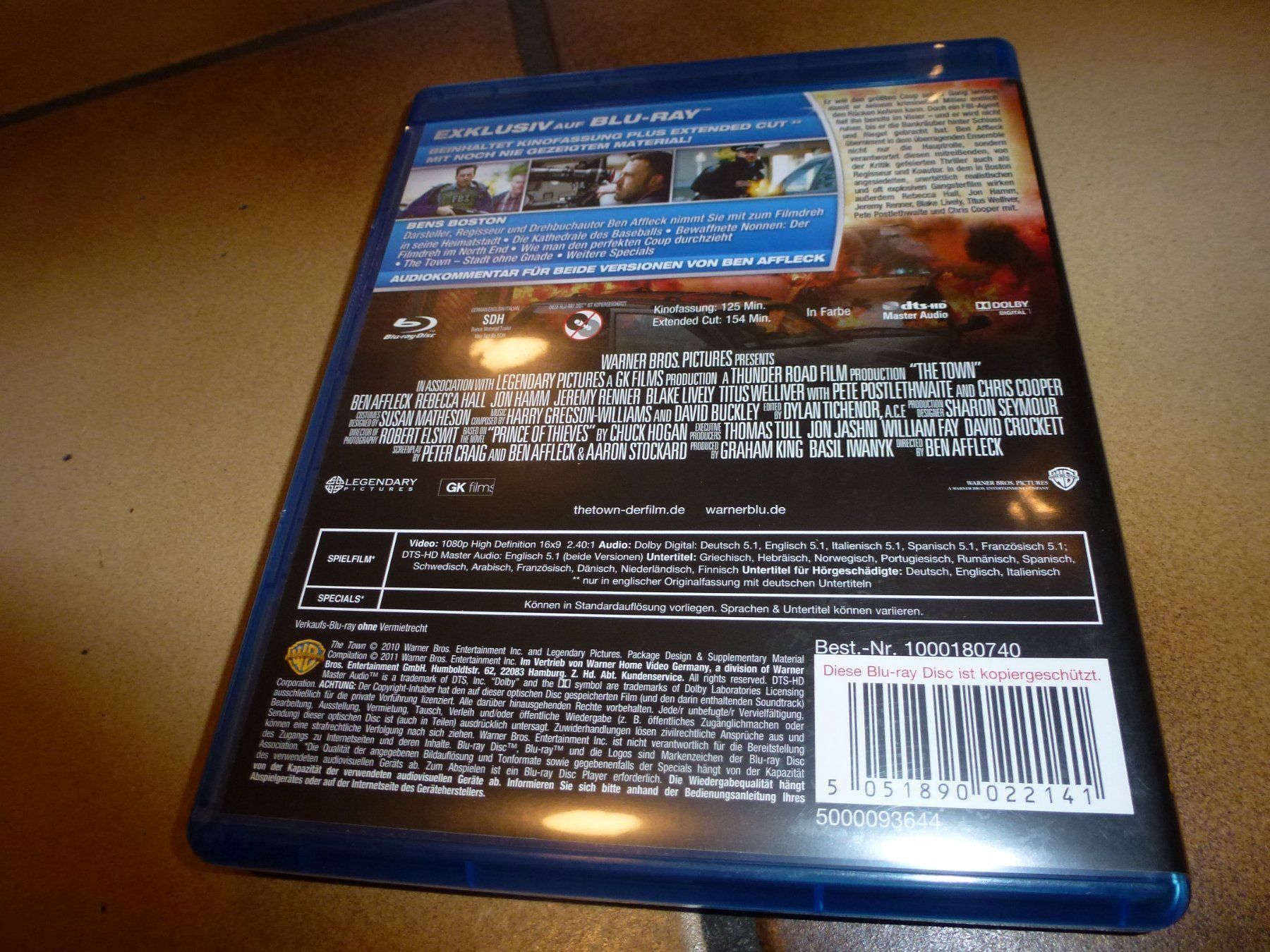 Tutti i DVDs: The Town (BLU-RAY) – Usato da Olten venduto da Disc-Verkauf 2