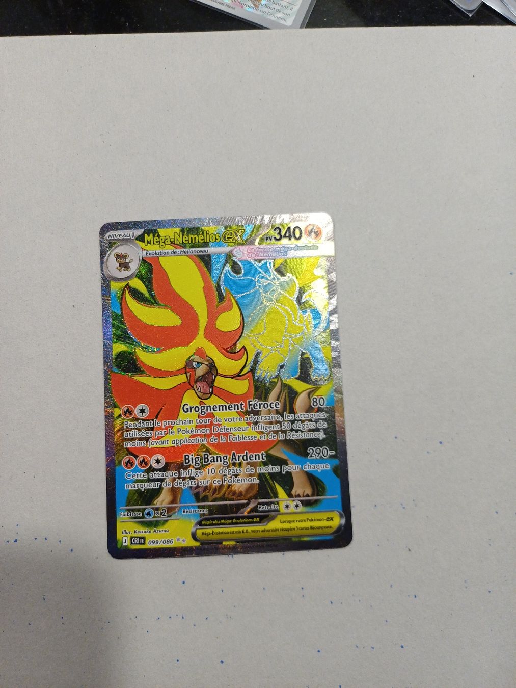 Pokémon Carte collezionabili: Mega-Némélios EX - Full art - 099/086 – Nuovo (secondo la descrizione) da Bernex venduto da Adrieneagle