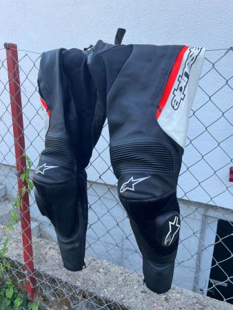 Pantalon moto en cuir Alpinestars