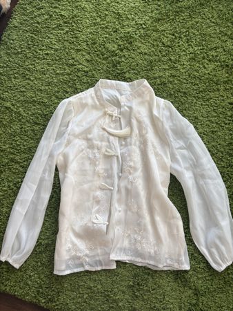 Damen Bluse mit Stickerei