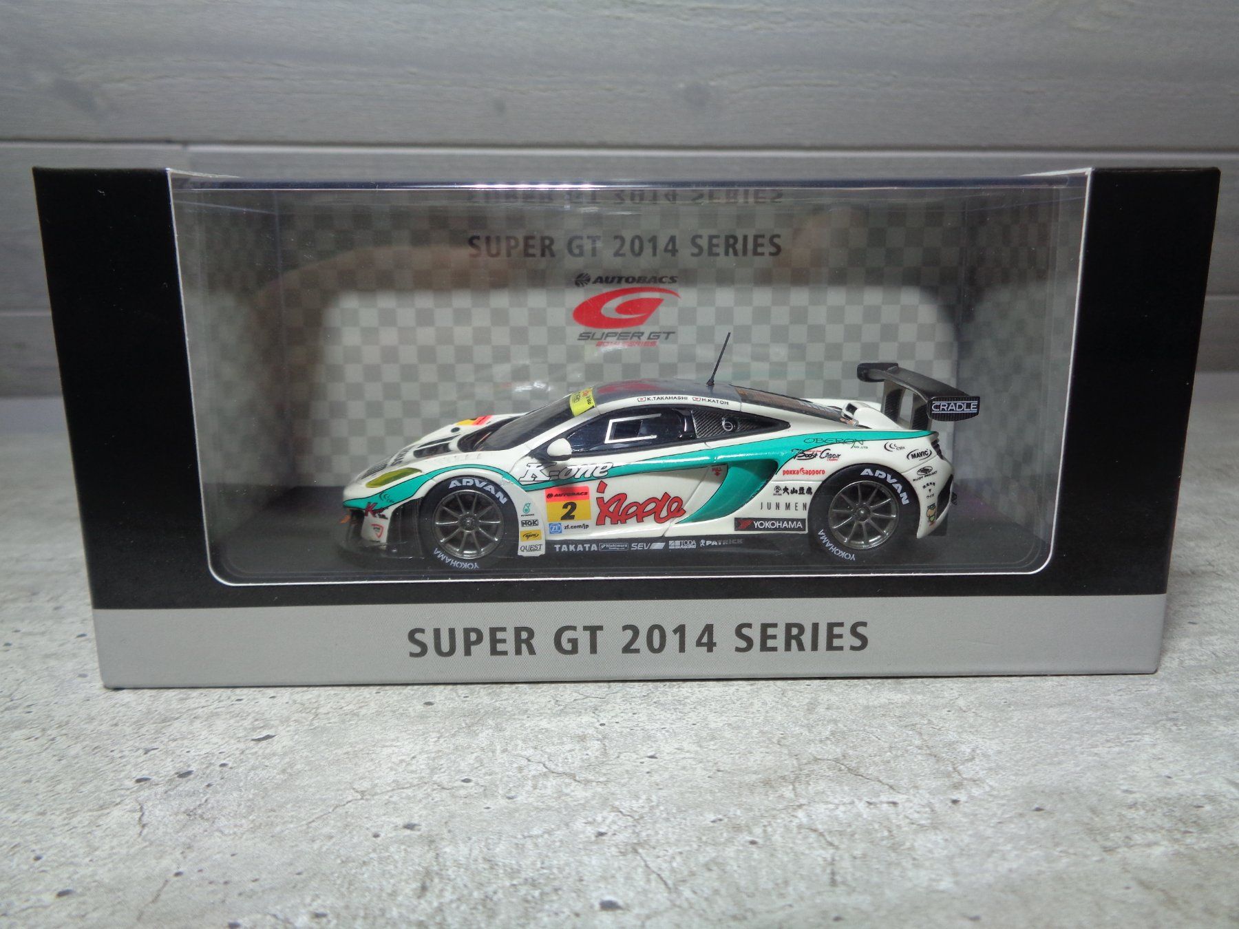 Mclaren Modellini d'auto: Ebbro 1:43 McLaren 12C GT3 2014 – Nuovo e nell'imballaggio originale da Reconvilier venduto da rallycar 1