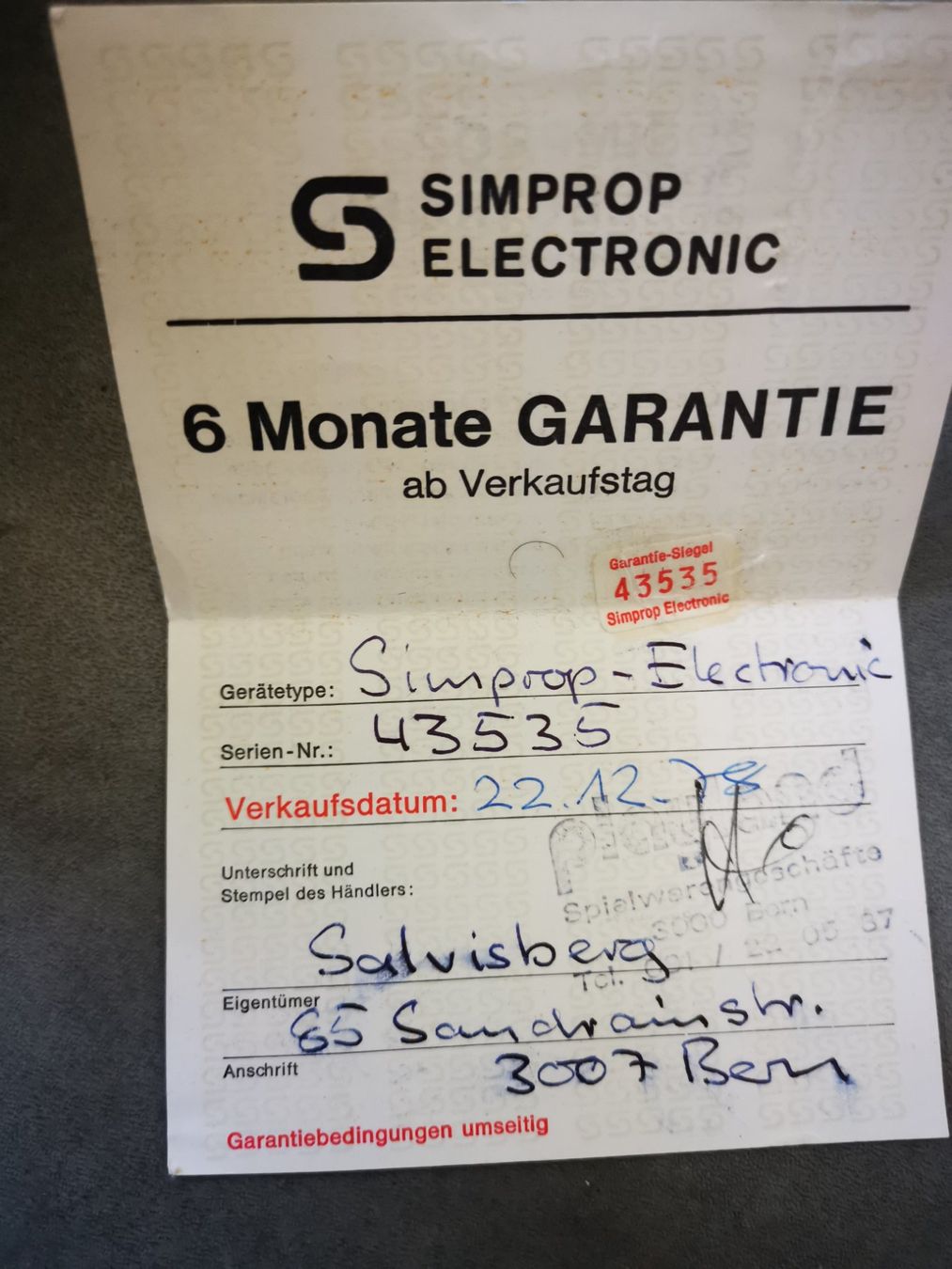 Simprop Caricabatterie: Simprop Electronic Ladegerät – Usato da Crissier venduto da froerli 4