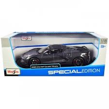 Chevrolet Modellini d'auto: CORVETTE STINGRAY 2020 GRAU 1:18 MAISTO – Nuovo e nell'imballaggio originale da Suhr venduto da Moebelsiralfred 4