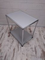 USM Haller Beistelltisch Mattsilber 37x50x54