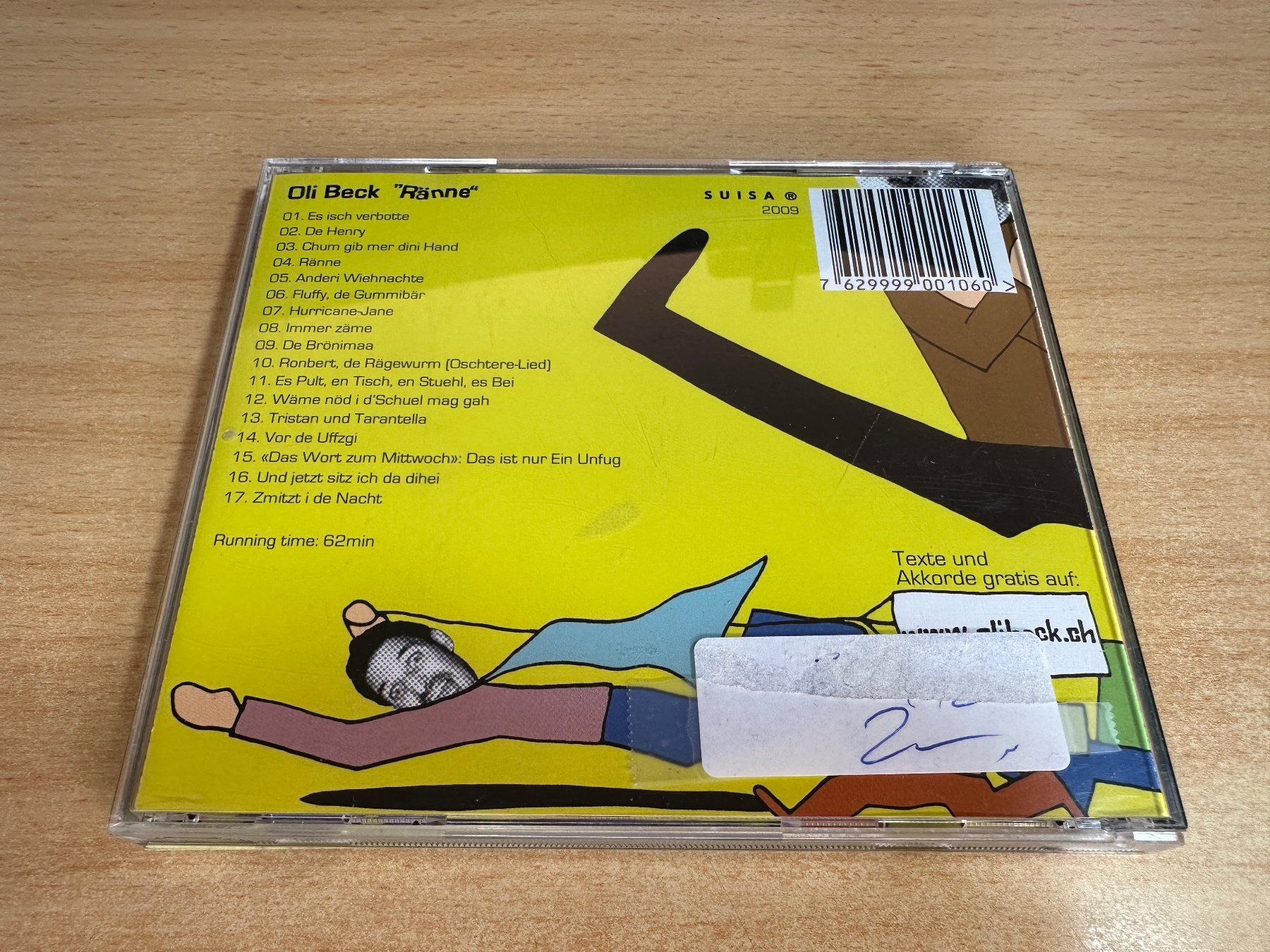 CD: M4 Oli Beck - Ränne – Usato da Rikon im Tösstal venduto da Alpenmutz 1