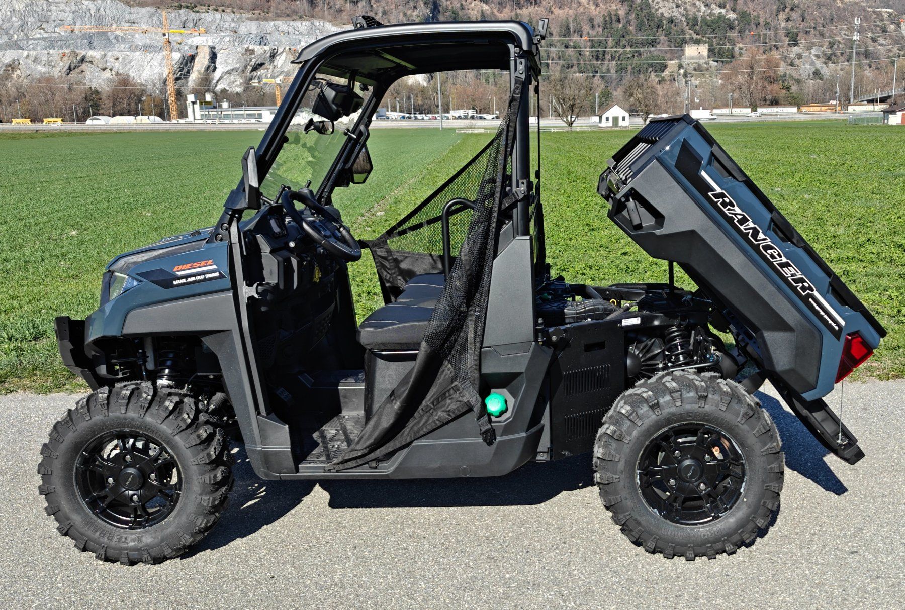 Polaris ATVs / Quads: Polaris Ranger Deluxe Diesel – Neu (gemäss Beschreibung) aus Trimmis von 0004 9