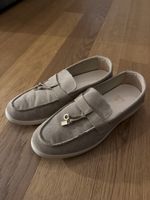 Suede loafers
