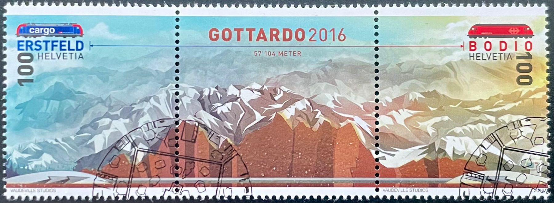 Tutti i francobolli: Sondermarken Gottardo 2016 – Nuovo (secondo la descrizione) da Bern venduto da schm1969