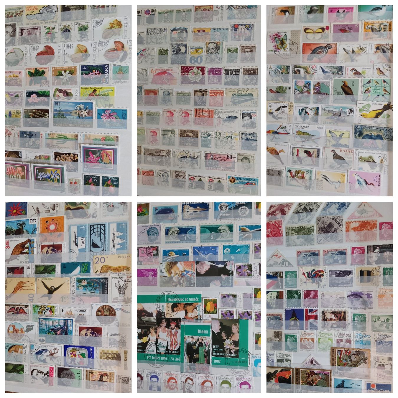 Alle Briefmarken: 5 Stk. Briefmarkenalben "Ausland" – Gebraucht aus Münchwilen AG von Nesar 6