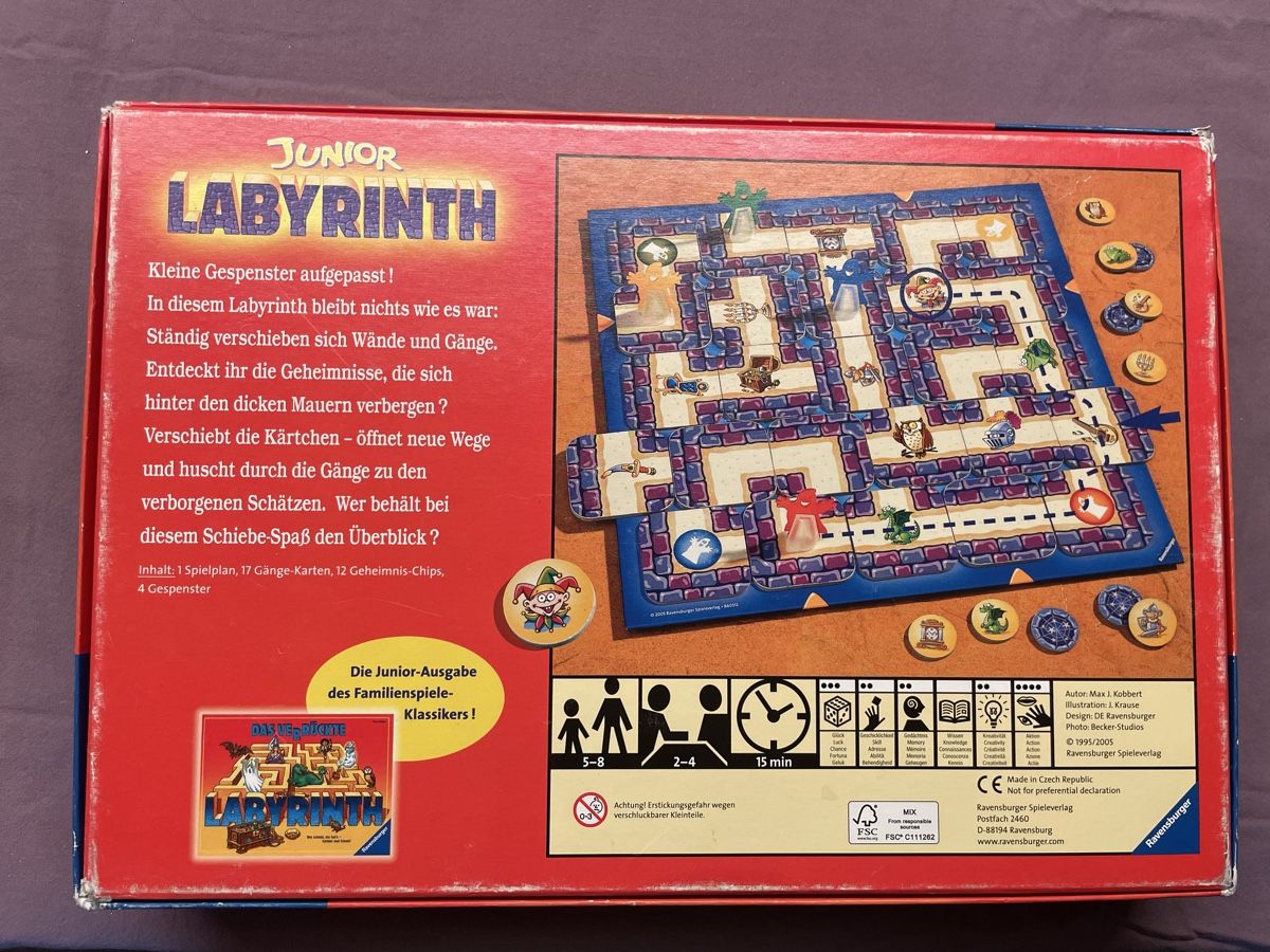 Ravensburger Spiele: Spiel: Labyrinth Junior – Gebraucht aus Bergdietikon von stefania_88 1