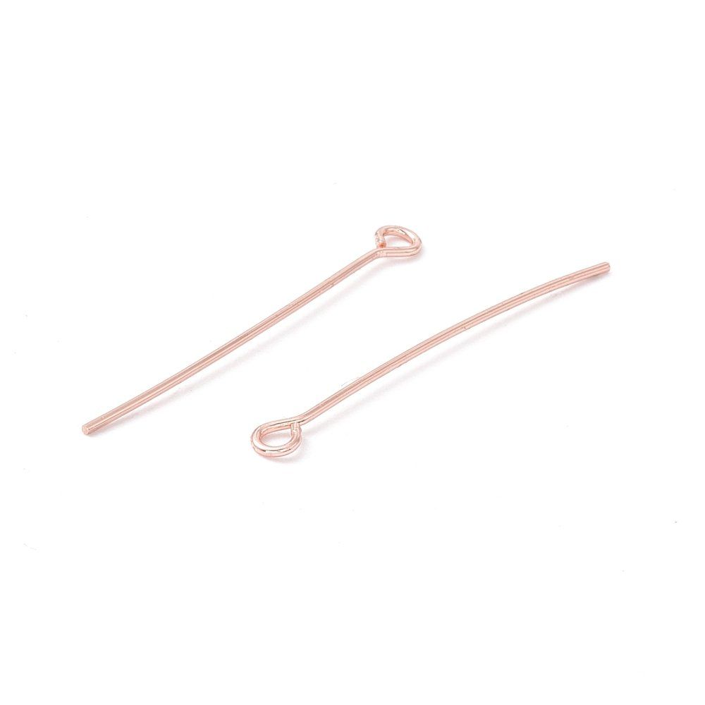 Penna & Evidenziatori: 10 Kettelstifte Messing rose-gold 30mm – Nuovo (secondo la descrizione) da Alpnachstad venduto da perlengaby 1