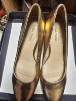 Goldene Damen Pumps Gr. 40