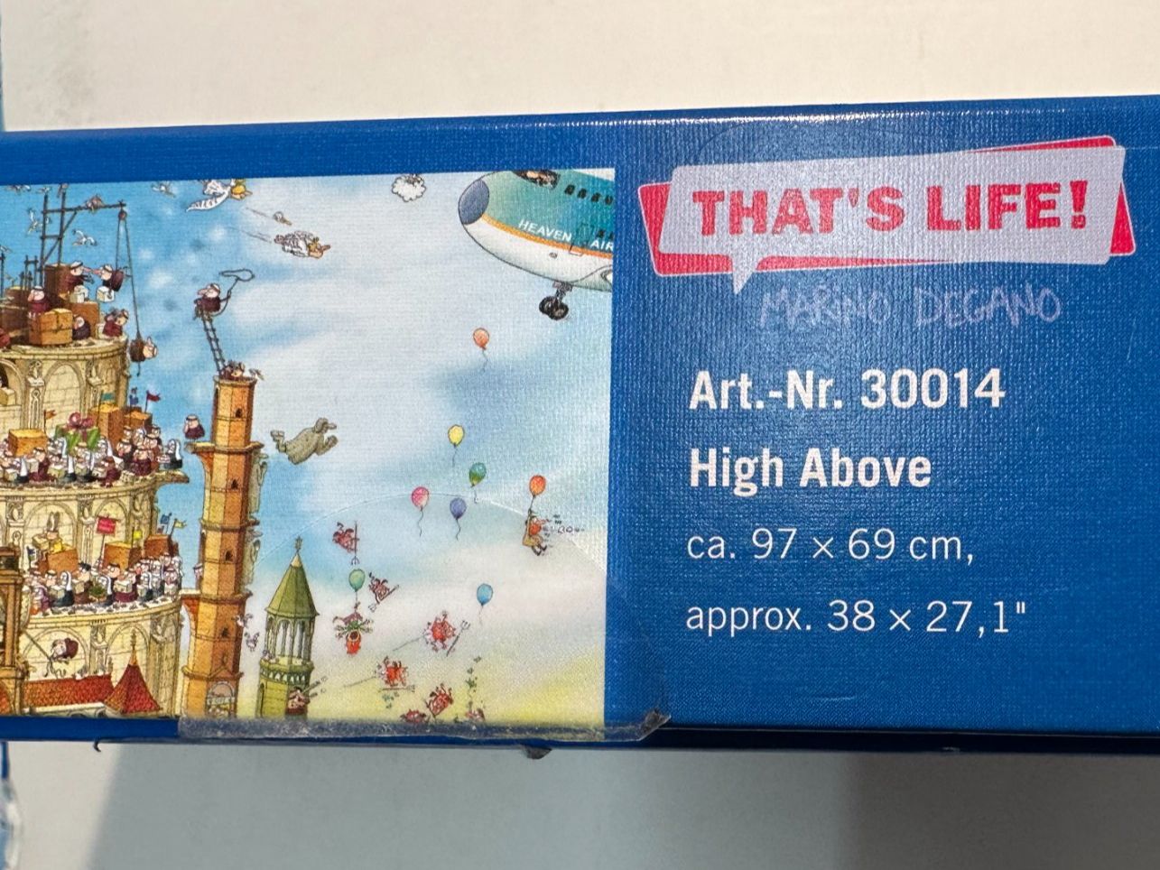 Heye Puzzle: Heye Puzzle High Above. 2000 Teile – Usato da Dürnten venduto da RaschaKatz 2