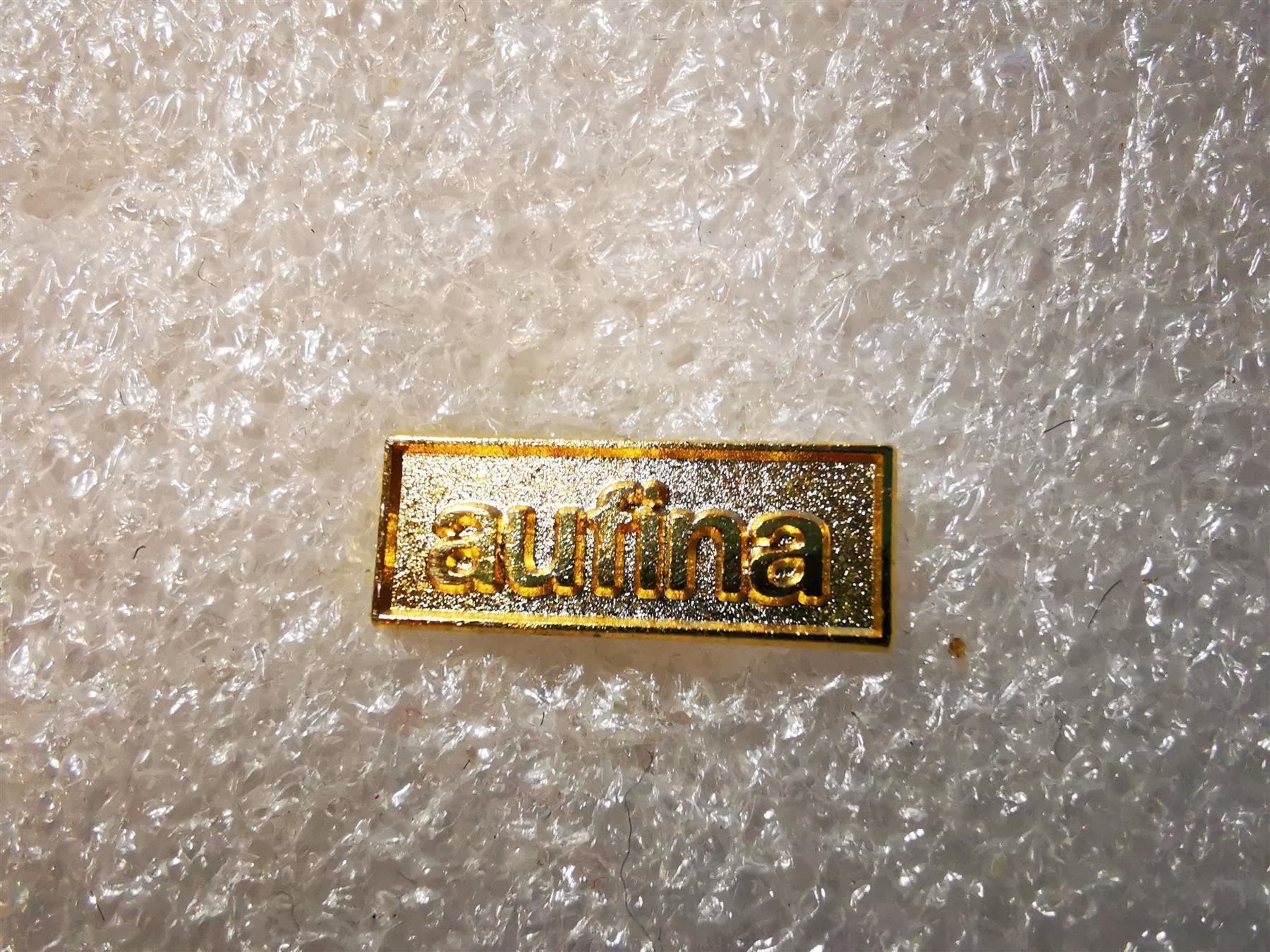 Placchette & Badge: Ansteckpin 5: aufina – Usato da Oppligen venduto da Pin-Fall-Shop