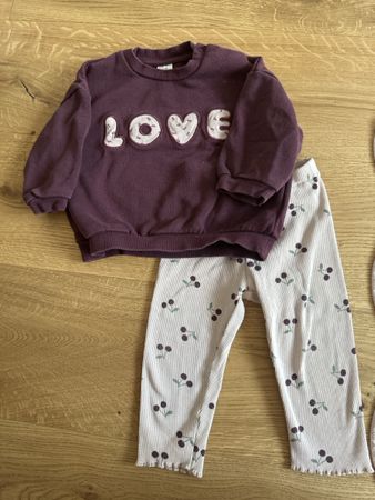 H&M Baby Set Gr. 80, Hose / Pullover