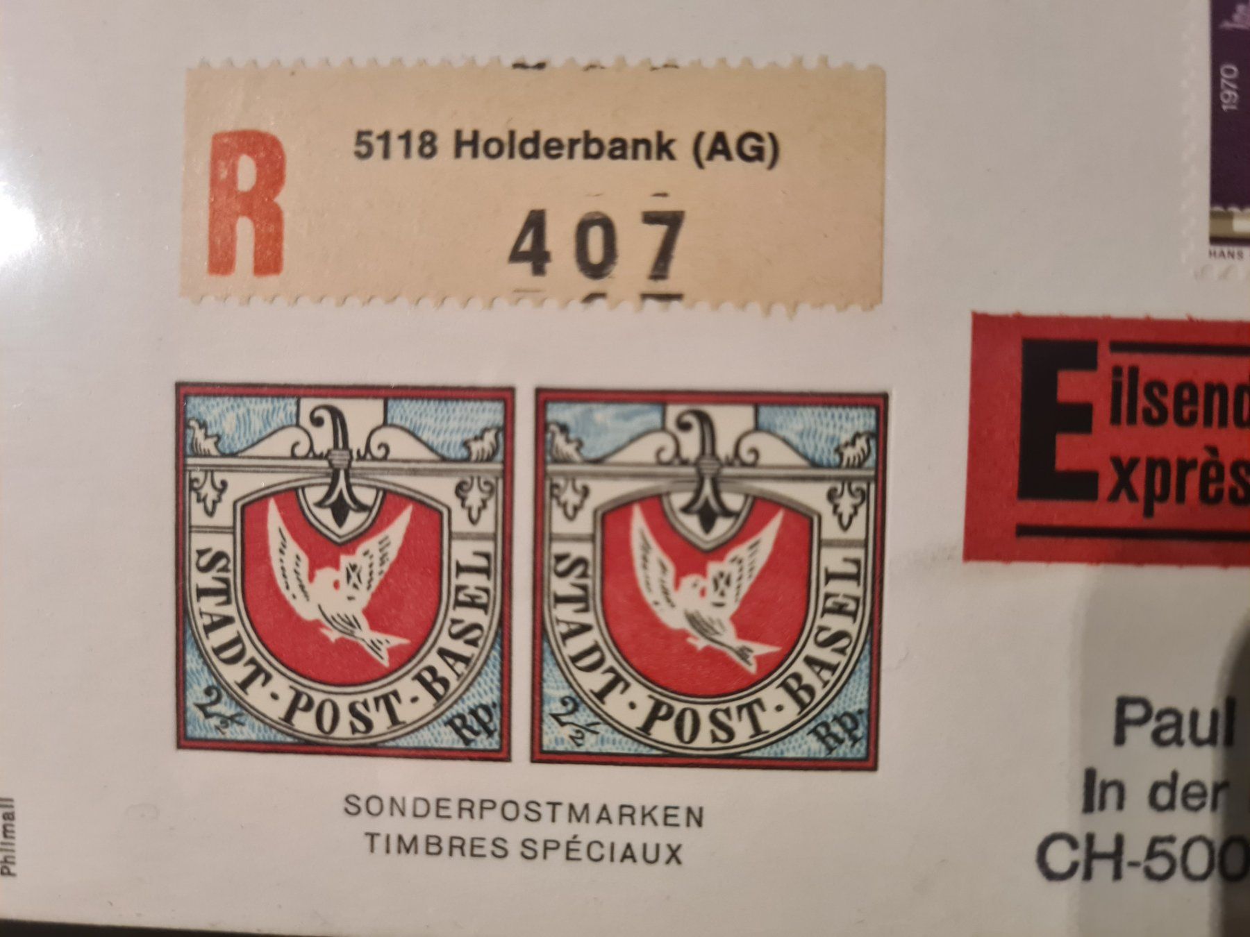 Tutti i francobolli: 2 Stk. FDC 1.6.65  und 20.07.1970 – Nuovo (secondo la descrizione) da Schöftland venduto da rs.schaerli 7