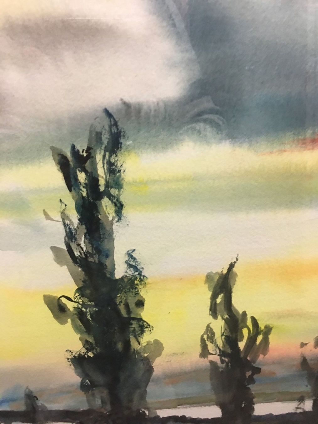 Gemälde: Bild Aquarelle von J. Schöpf – Gebraucht aus Zürich von Nofelet31 4