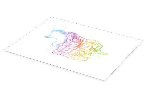 Posters & Illustrations: Poster Regenbogen Darm, Versand auch möglich – Neuf avec emballage d'origine à Neuenhof par summer_25 1