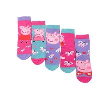 Peppa Pig Socken 5er Pack, Gr. 23-26 / 27-30
