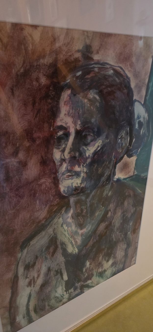 Gemälde: Expressionistisches Porträt einer Frau – Gebraucht aus Rehetobel von hobirot01 5