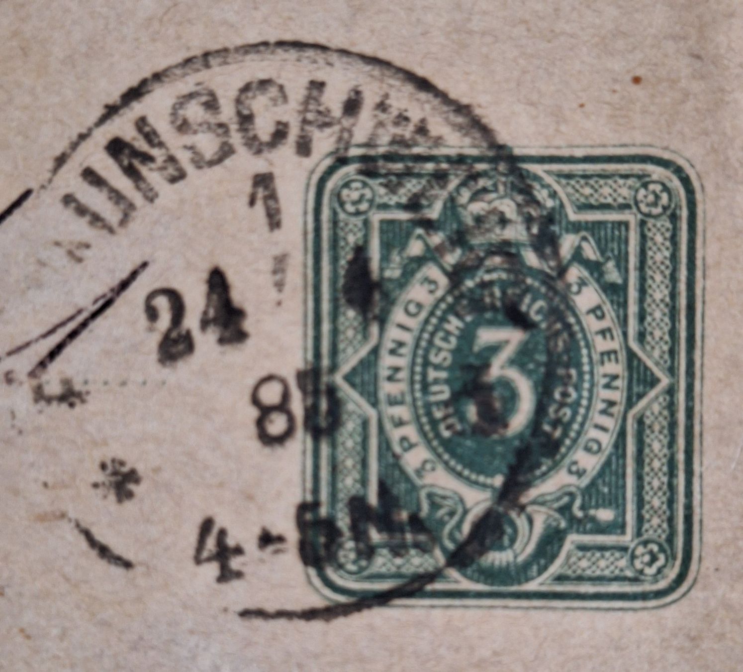 Buste & buste per spedizione: Deutsches Reich 1885 – Usato da Lohn-Ammannsegg venduto da konstrwu 1