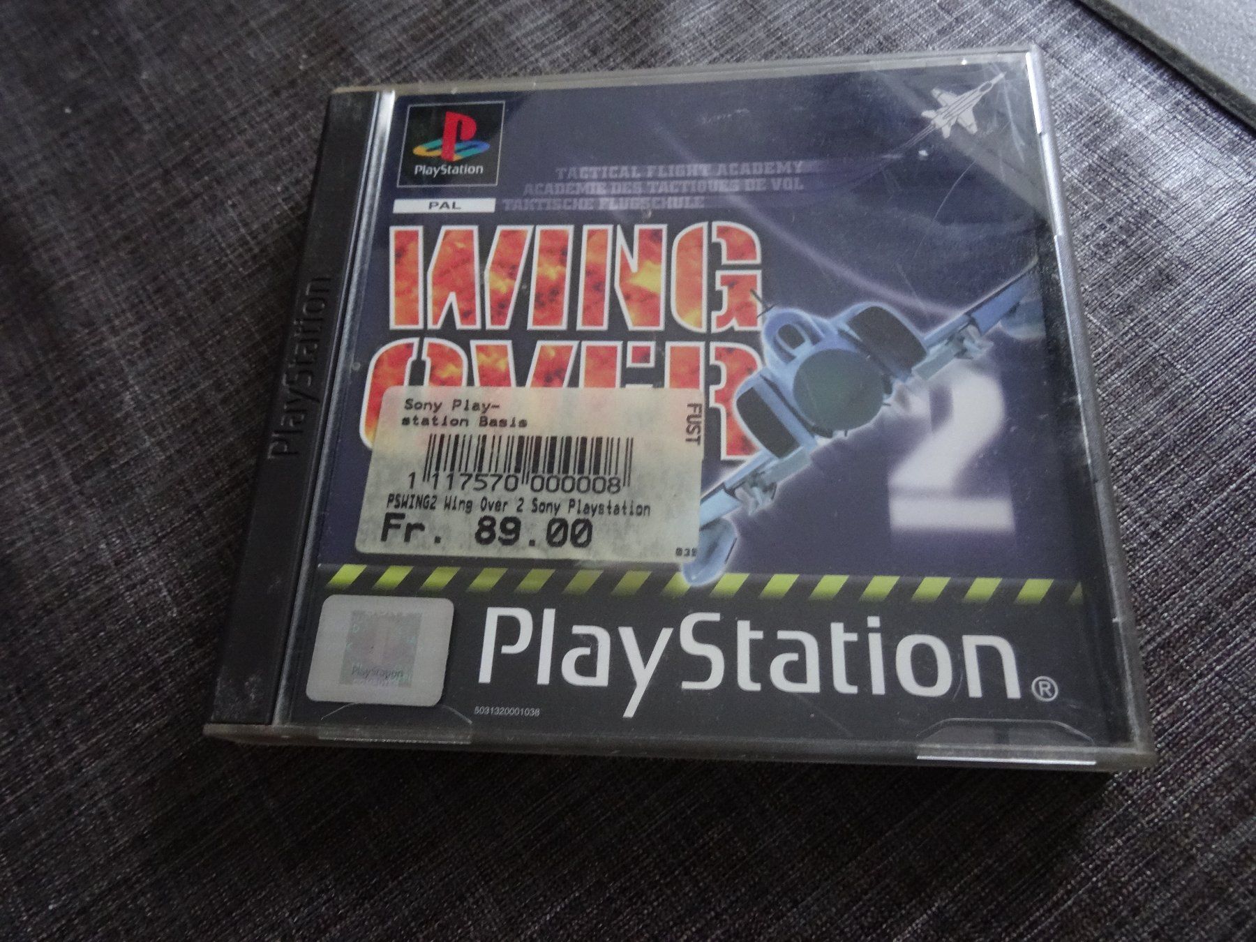 Sony Spiele: Wing Over 2 PS1 – Gebraucht aus Olten von Disc-Ausverkauf
